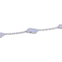 Load image into Gallery viewer, Van Cleef &amp; Arpels Vintage Alhambra Necklace 10 MotifsVCARD34800 18K White Gold

