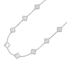 Load image into Gallery viewer, Van Cleef &amp; Arpels Vintage Alhambra Necklace 10 MotifsVCARF48500 18K White Gold
