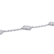 Load image into Gallery viewer, Van Cleef &amp; Arpels Vintage Alhambra Necklace 10 MotifsVCARF48500 18K White Gold
