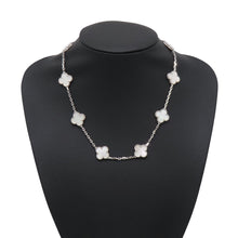 Load image into Gallery viewer, Van Cleef &amp; Arpels Vintage Alhambra Necklace 10 MotifsVCARF48500 18K White Gold
