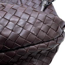 Load image into Gallery viewer, Bottega Veneta Bottega Veneta INTRECCIATO Campana Leather Handbag Dark Brown125787 Calf Leather
