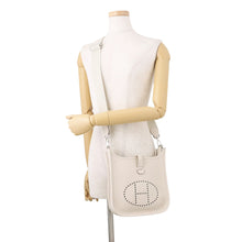 将图像加载到图库查看器中，HERMES Evelyne3 Craie Taurillon Clemence Size 23
