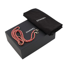 将图像加载到图库查看器中，CHANEL Matelasse Vanity Chain Shoulder Bag RedAP4385 Caviar Leather
