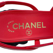 Load image into Gallery viewer, CHANEL Slingback Pumps RedG39220 Lambskin Size 38C
