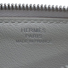 将图像加载到图库查看器中，HERMES Zip Ango Chaine d'Ancre Card Case Grisper/Mangrove/GripantanH086972CKAC Swift Leather
