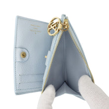 将图像加载到图库查看器中，LOUIS VUITTON Portefeuille Lisa Blue OrumpM83587 Monogram Empreinte Leather
