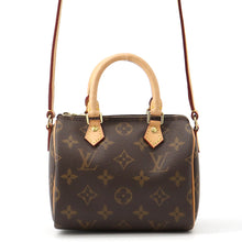 将图像加载到图库查看器中，LOUIS VUITTON Nano Speedy BrownM61252 Monogram
