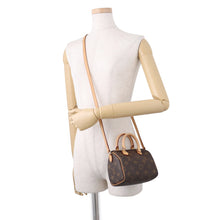 将图像加载到图库查看器中，LOUIS VUITTON Nano Speedy BrownM61252 Monogram
