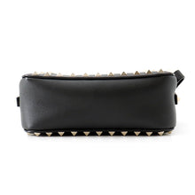 Load image into Gallery viewer, Valentino Garavani RockStudded Shoulder Bag Black Leather Studded Size Small

