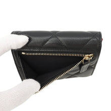将图像加载到图库查看器中，CHANEL CHANEL 19 Small Flap Wallet BlackAP1064 Lambskin
