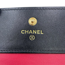 将图像加载到图库查看器中，CHANEL CHANEL 19 Small Flap Wallet BlackAP1064 Lambskin
