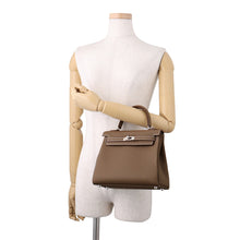 Load image into Gallery viewer, HERMES Kelly Retourne Etoupe Togo Leather Size 25
