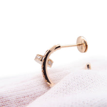 Load image into Gallery viewer, CARTIER Juste Un Clou Hoop Earrings Size SmallB8301429 18K Pink Gold
