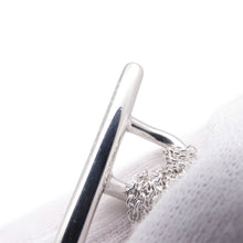 将图像加载到图库查看器中，TIFFANY&amp;Co. Open Heart Necklace 10 Rows SV925

