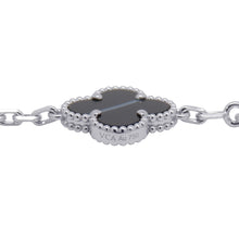 Load image into Gallery viewer, Van Cleef &amp; Arpels Vintage Alhambra 5 Motif BraceletVCARPM0L00 18K White Gold
