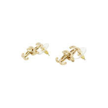 将图像加载到图库查看器中，CHANEL Double CC Logo EarringsABH787 Metal
