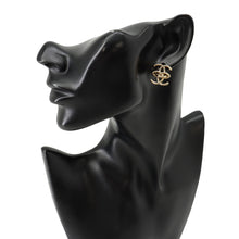 将图像加载到图库查看器中，CHANEL Double CC Logo EarringsABH787 Metal
