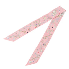 将图像加载到图库查看器中，HERMES Twilly 《Les Crèmes à Pois》 Rose/Beige/Multicolor Silk100%
