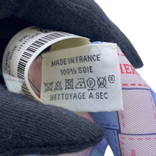 将图像加载到图库查看器中，HERMES Twilly Bolduc Check Blue Pearl / Rose Pearl / Aqua Silk100%
