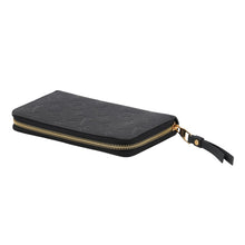 将图像加载到图库查看器中，LOUIS VUITTON Zippy Wallet NoirM61864 Monogram Empreinte Leather
