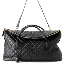 Load image into Gallery viewer, SAINT LAURENT PARIS ES Giant Travel Bag Quilted Black736009AABK91000 Leather

