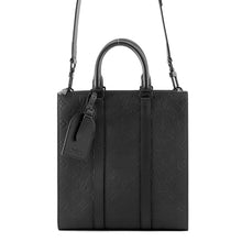 将图像加载到图库查看器中，LOUIS VUITTON Sac Plat NoirM59960 Monogram・Taurillon
