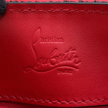 将图像加载到图库查看器中，Christian Louboutin Explorer Funk Studded Backpack Black/Red3215038 Calf Leather Size Small
