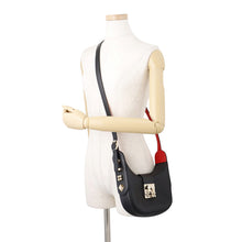 Load image into Gallery viewer, Christian Louboutin CARASKY Shoulder Bag Black/Red1225182CM6S Leather Size Mini
