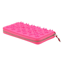 将图像加载到图库查看器中，Christian Louboutin Panettone Studded Zip Around Wallet Pompidou3175224P731 Calf Leather
