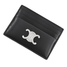 将图像加载到图库查看器中，CELINE Triomphe Card Case Black10L833DPV.38DI Calf Leather
