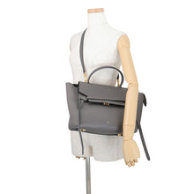将图像加载到图库查看器中，CELINE Belt bag Gray176103 Leather Size Mini
