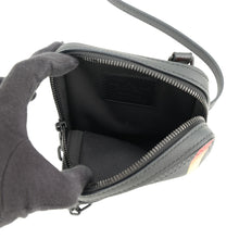 Load image into Gallery viewer, LOUIS VUITTON Danube Messenger Noir/Righe RainbowM30332 Taiga Leather
