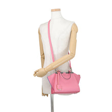 将图像加载到图库查看器中，FENDI Troyes Jules Pink8BH333 Leather Size Petit

