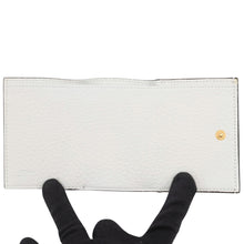 Load image into Gallery viewer, FENDI FILA Collaboration FENDI Mania Compact Wallet White8M0395 Leather
