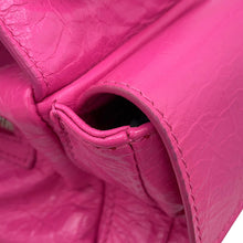 将图像加载到图库查看器中，BALENCIAGA Super Busy Sling Bag Bright Pink762516210CA5639 Lambskin Size XS
