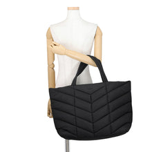 Load image into Gallery viewer, SAINT LAURENT PARIS Puffer Tote Bag Black752888FACER1000 Nylon
