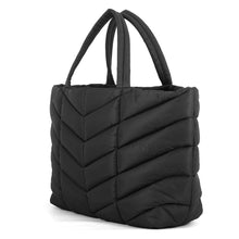 Load image into Gallery viewer, SAINT LAURENT PARIS Puffer Tote Bag Black752888FACER1000 Nylon
