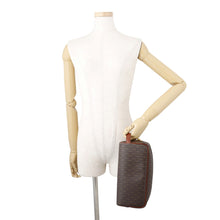 将图像加载到图库查看器中，SAINT LAURENT PARIS Le Monogram business bag Brown797257 PVC Leather
