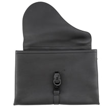 将图像加载到图库查看器中，Dior Pillow Saddlebag Black Leather
