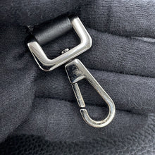 将图像加载到图库查看器中，Dior Pillow Saddlebag Black Leather
