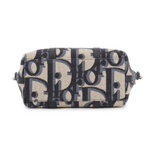 将图像加载到图库查看器中，Dior Maxi Oblique Weekender 2-way Handbag Black/Beige1ESPO322YXL_H27E Canvas Leather Size 25
