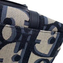 将图像加载到图库查看器中，Dior Maxi Oblique Weekender 2-way Handbag Black/Beige1ESPO322YXL_H27E Canvas Leather Size 25
