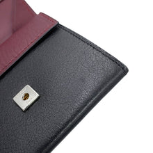 将图像加载到图库查看器中，CARTIER Must Do Square Coin Purse Black Leather
