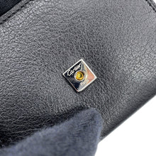 将图像加载到图库查看器中，CARTIER Must Do Square Coin Purse Black Leather
