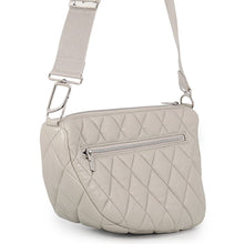 Load image into Gallery viewer, BURBERRY Shield Messenger Bag Light Gray80874731 Leather Size Medium
