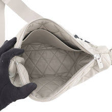 Load image into Gallery viewer, BURBERRY Shield Messenger Bag Light Gray80874731 Leather Size Medium
