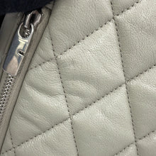 Load image into Gallery viewer, BURBERRY Shield Messenger Bag Light Gray80874731 Leather Size Medium
