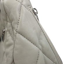 Load image into Gallery viewer, BURBERRY Shield Messenger Bag Light Gray80874731 Leather Size Medium
