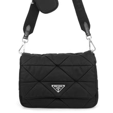 Load image into Gallery viewer, PRADA Padded Re-Nylon Shoulder Bag Black1BD290_RDJN_F0002_V_B9O Nylon
