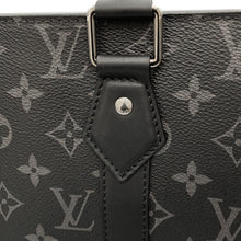 将图像加载到图库查看器中，LOUIS VUITTON Sac Plat NoirM46452 Monogram Eclipse
